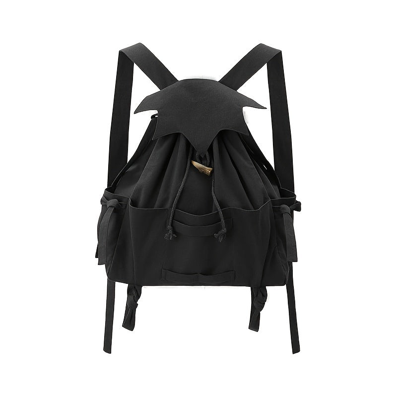 Medieval Drawstring Backpack Vintage LARP Renaissance Bag Ren Fair Fantasy Costume Accessories