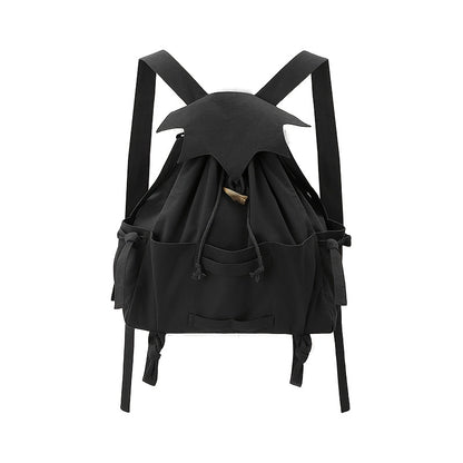 Medieval Drawstring Backpack Vintage LARP Renaissance Bag Ren Fair Fantasy Costume Accessories