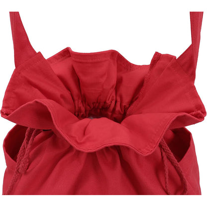 Medieval Drawstring Bag Canvas Shoulder Bag With Side Pockets Renaissance Ren Faire LARP Shoulder Bag Cosplay Costume Accessories