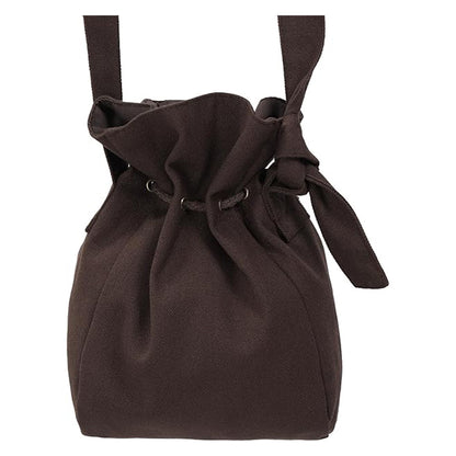 Medieval Drawstring Shoulder Bag Renaissance Canvas Dice Bag Coin Purse Ren Faire Costume Accessories