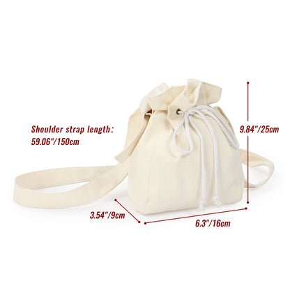 Medieval Drawstring Shoulder Bag Renaissance Canvas Dice Bag Coin Purse Ren Faire Costume Accessories