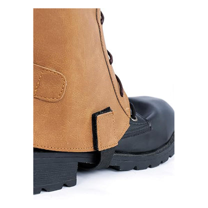 Medieval Pirate Boot Covers Renaissance Steampunk Leg Covers Faux Leather Ren Faire Leg Guards Costume Accessories