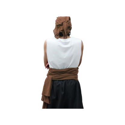Medieval Pirate Sash Bandana 2 PCS Waist Belt Headband Head Scarf Halloween Costume Accessories