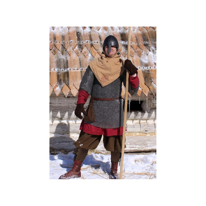 Medieval Pirate Retro Ankle Banded Pants for Men Linen Renaissance Navigator Pants Lace Up Bottoms