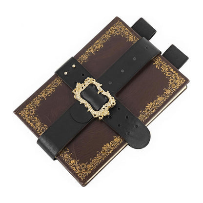 Medieval Renaissance Book Holder Strap Cover Reading Carrier Holder Adjustable Belt Book Holder LARP Cosplay Costume Accessories