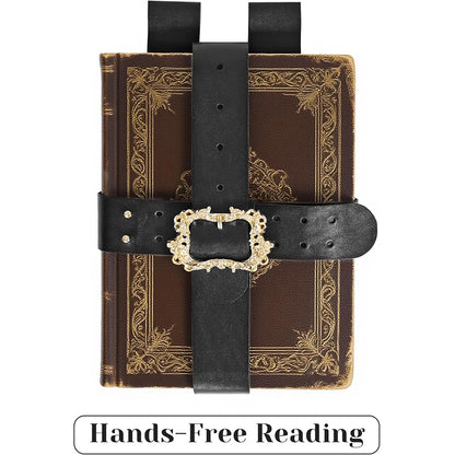 Medieval Renaissance Book Holder Strap Cover Reading Carrier Holder Adjustable Belt Book Holder LARP Cosplay Costume Accessories