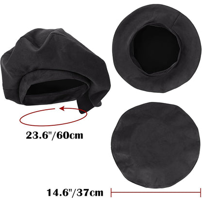 Medieval Renaissance Men Beret Tudor Hat Muffin Cap Minstrel Hat Ren Faire LARP Hat Costume Accessories