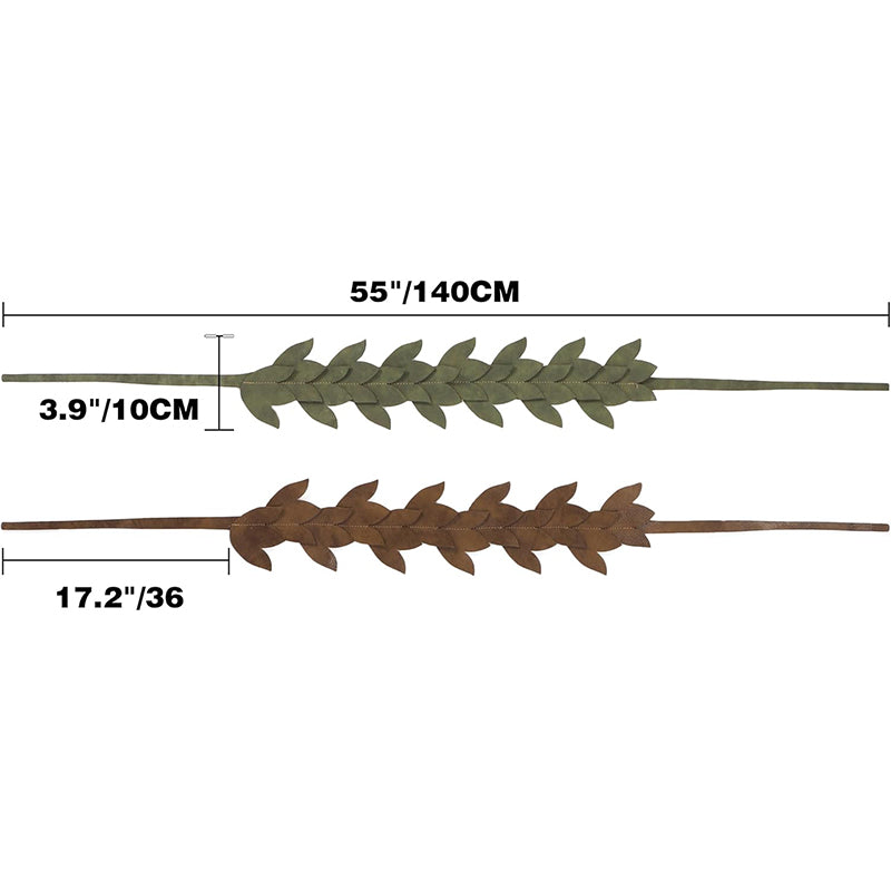 Medieval Sash Belt Leaf Belt Faux Leather Renaissance Fairy Style Waistband Costume Accessories For Halloween Party Daily Wear