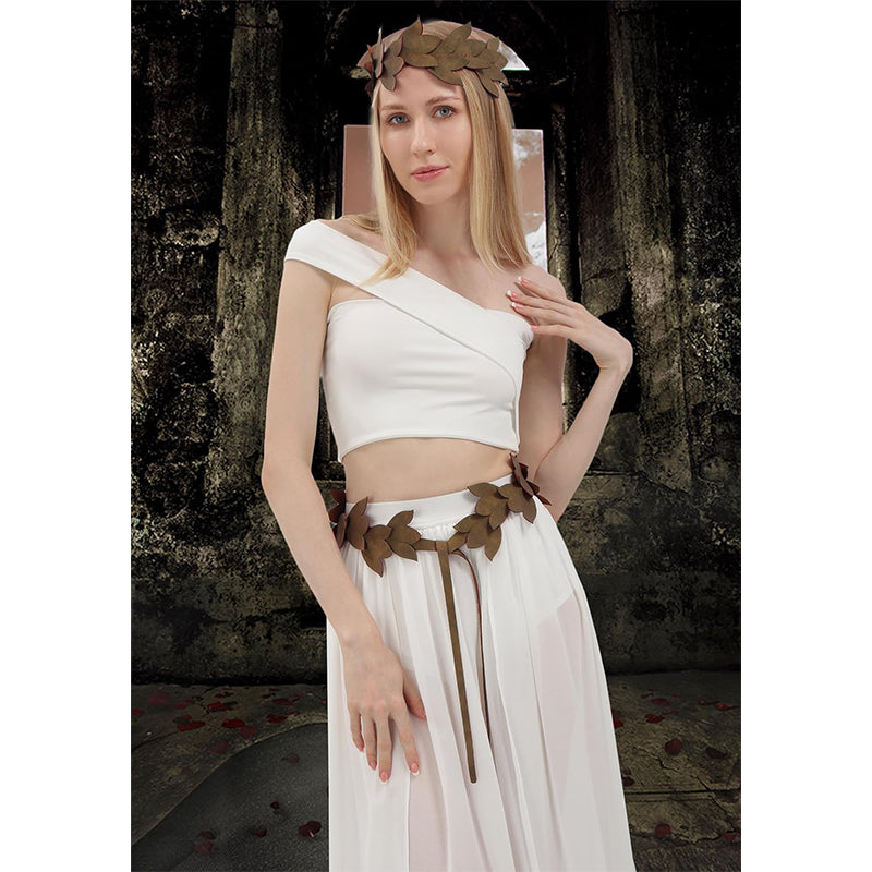 Medieval Sash Belt Leaf Belt Faux Leather Renaissance Fairy Style Waistband Costume Accessories For Halloween Party Daily Wear