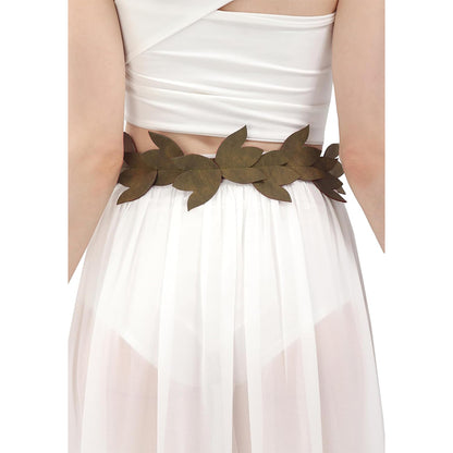 Medieval Sash Belt Leaf Belt Faux Leather Renaissance Fairy Style Waistband Costume Accessories For Halloween Party Daily Wear