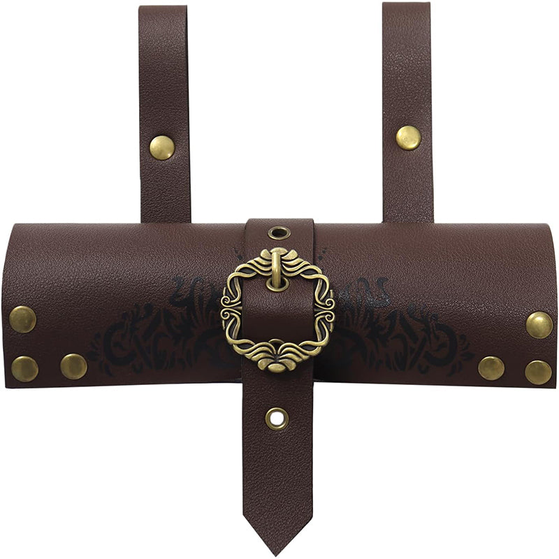 Medieval Scroll Holder Document Carrier Renaissance Steampunk Paper Scroll Case LARP Cosplay Costume Accessories