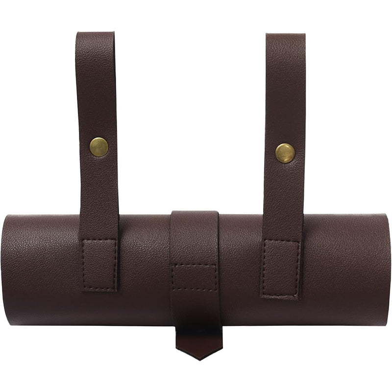 Medieval Scroll Holder Document Carrier Renaissance Steampunk Paper Scroll Case LARP Cosplay Costume Accessories