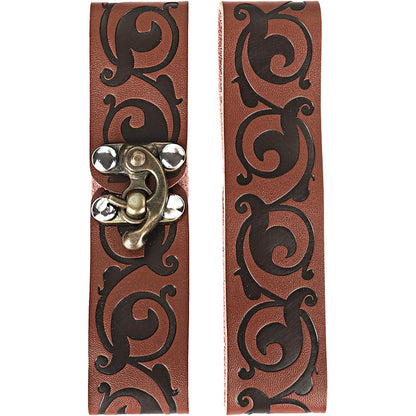 Medieval Skirt Hike Renaissance Waistband 2 PCS PU Leather Dress Clips Pirate Belt Waistband Cosplay Costume Accessories