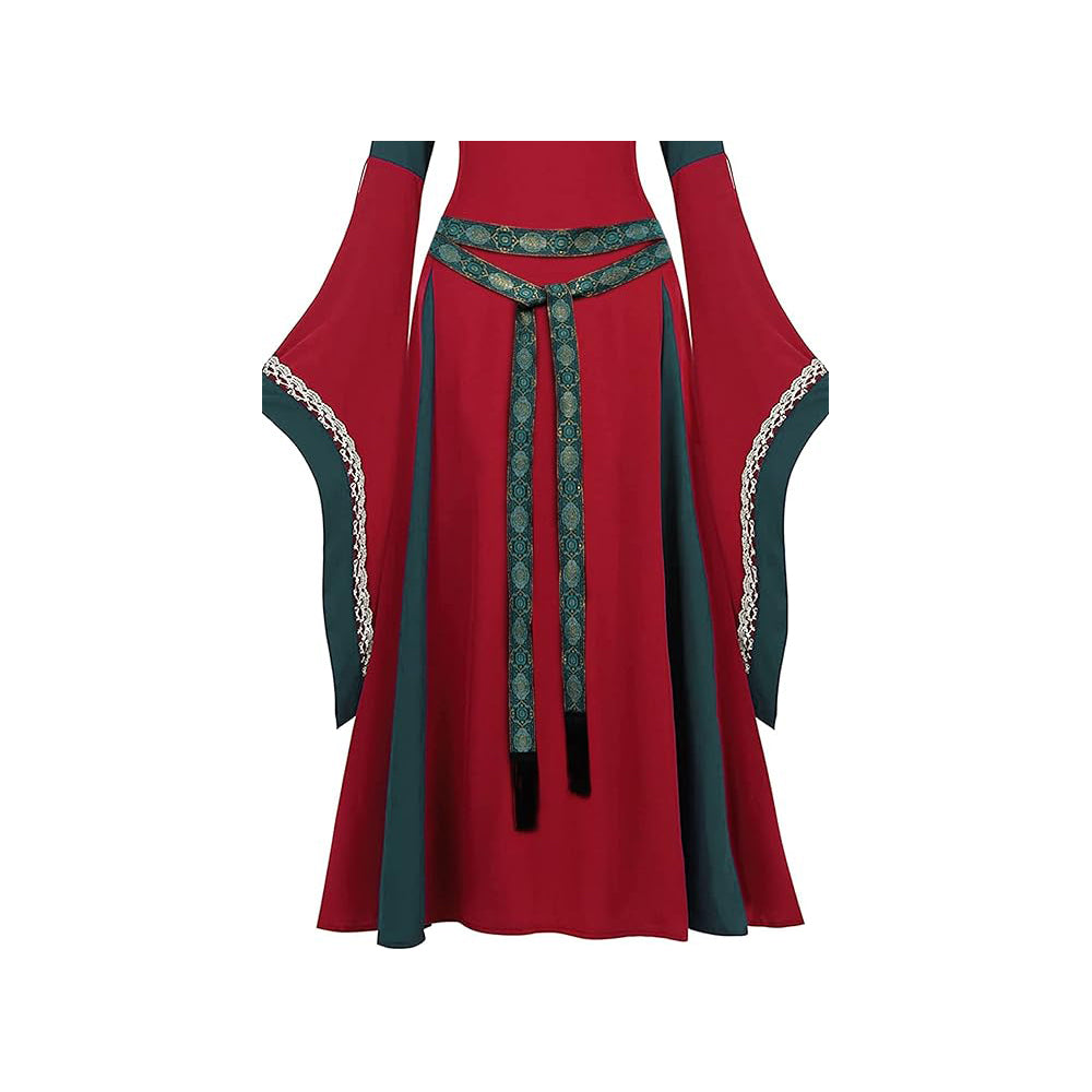 Medieval Vintage Waist Belt with Wave Trim Pirate Cosplay Costume Accessory