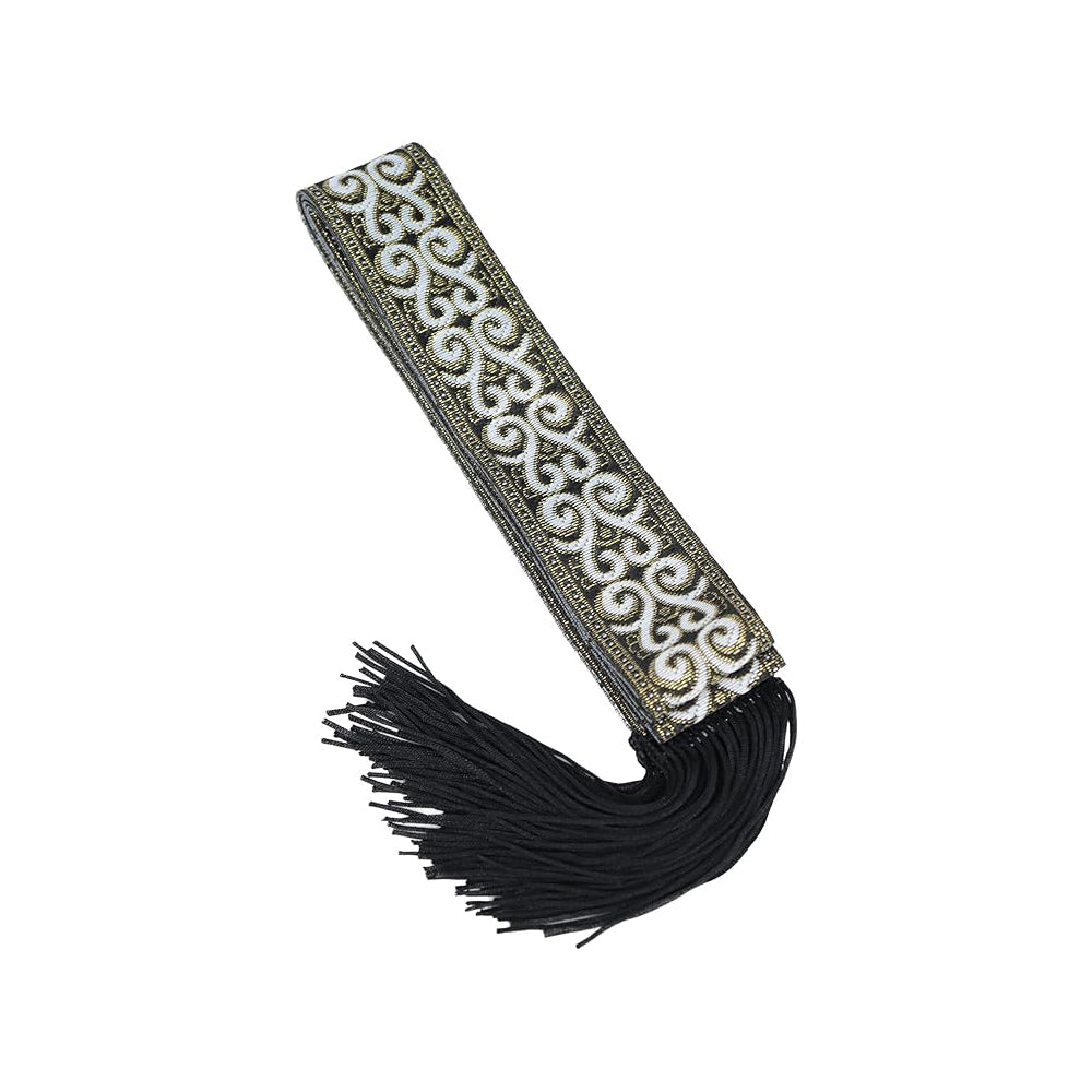 Medieval Vintage Waist Belt with Wave Trim Pirate Cosplay Costume Accessory