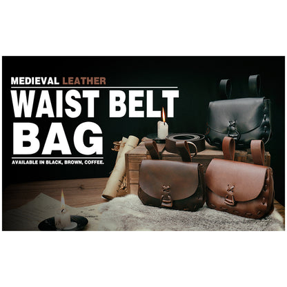 Medieval Waist Pack Vintage Belt Pouch Waist Bag LARP Renaissance Costume Accessories for Women Men