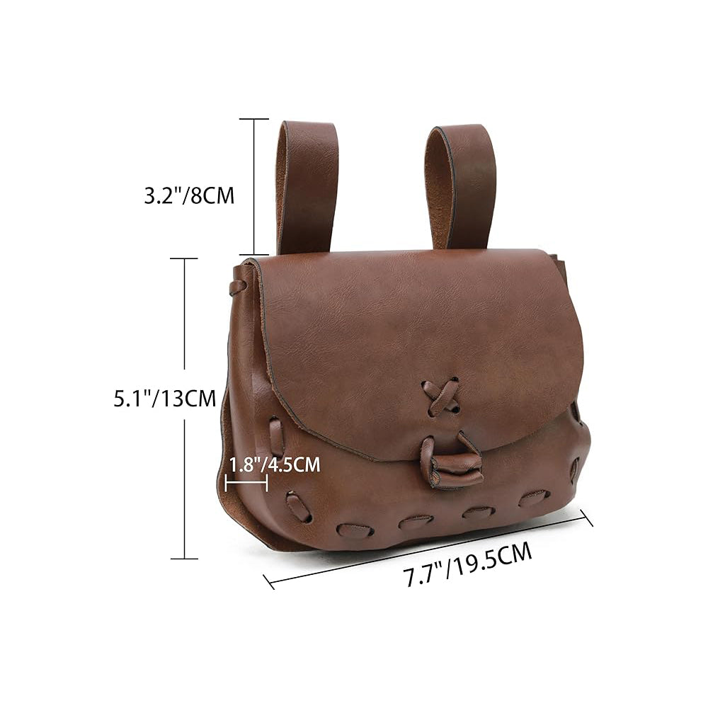 Medieval Waist Pack Vintage Belt Pouch Waist Bag LARP Renaissance Costume Accessories for Women Men