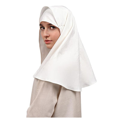 Medieval Women White Headscarf Renaissance Hat Scarf Cosplay Ren Faire Costume Accessories