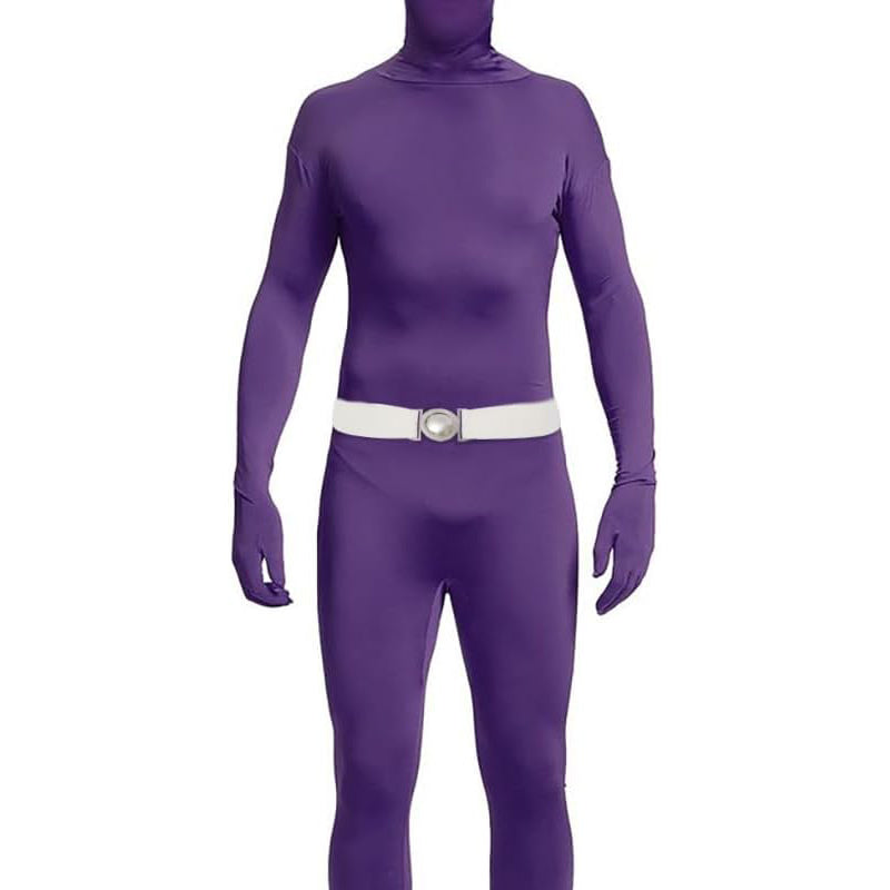 Men Elastic Adjustable Cosplay Belt Black Yellow White Belts Costumes Accessories