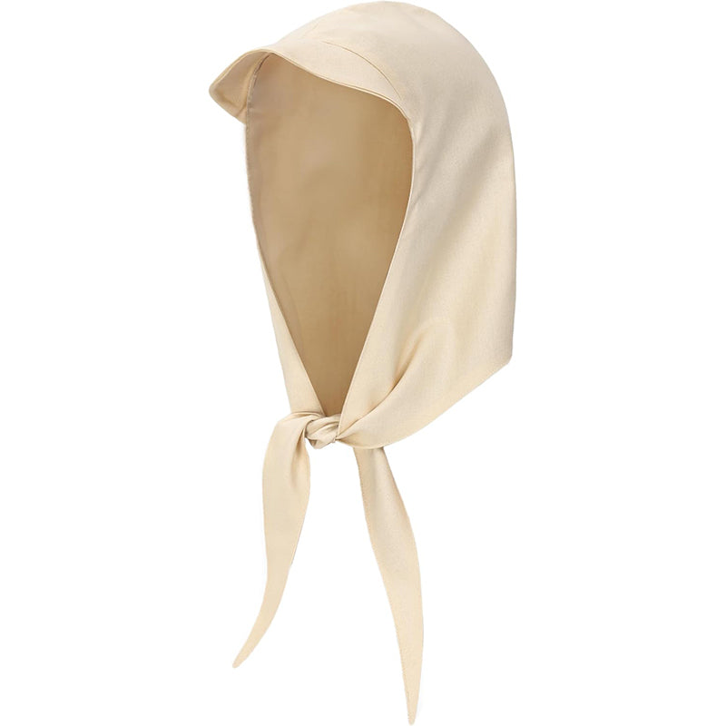 Men Medieval Coif Cap Renaissance Headscarf With Brim Costume Accessories For Party Halloween