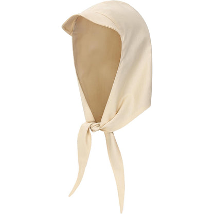 Men Medieval Coif Cap Renaissance Headscarf With Brim Costume Accessories For Party Halloween