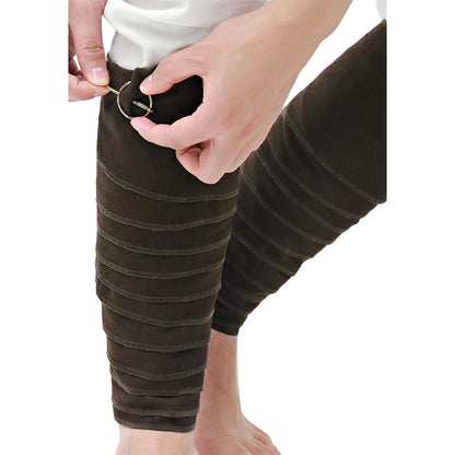 Men Medieval Pirate Leg Wraps With Brooch Pins Renaissance Leg Covers Cosplay Costume Accessories For Party Halloween Daily Wear
