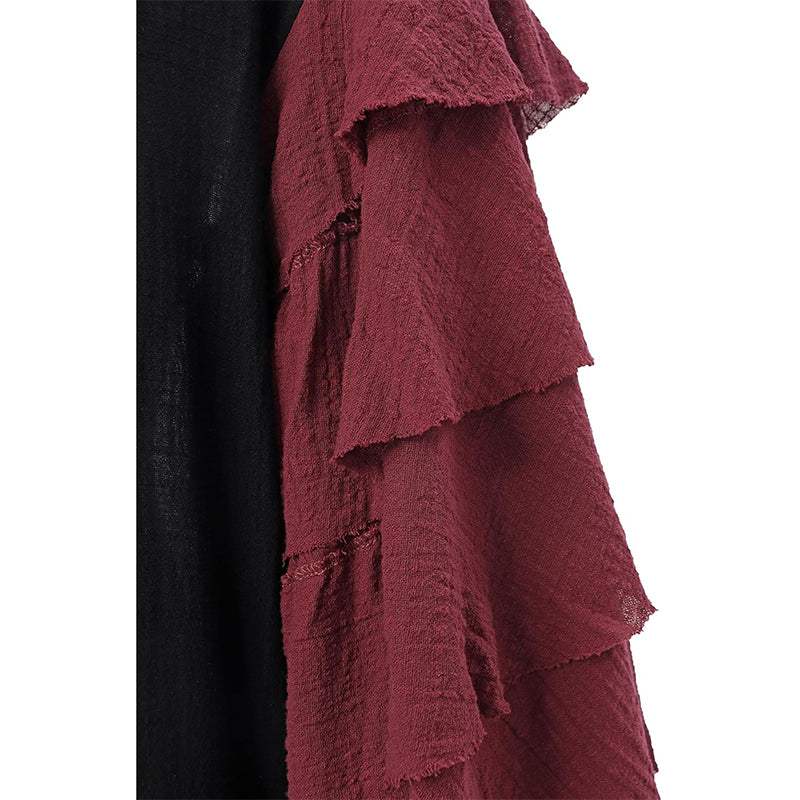 Men Medieval Renaissance Cape Scary Grim Reaper Ghost Robe Gothic Witch Cosplay Hooded Cloak For Halloween Party