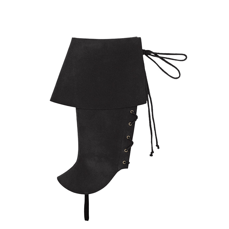 Men Medieval Renaissance Pirate Boot Covers Ren Faire Cosplay Boots Covers Leg Guards Cosplay Costume Accessories