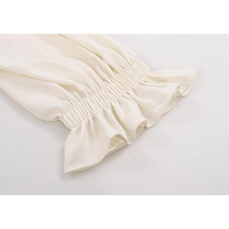 Men Medieval Renaissance Pirate Vampire Gothic Shirt Victorian Top V-neck Lantern Long Sleeves Shirt Cosplay Costume Shirt