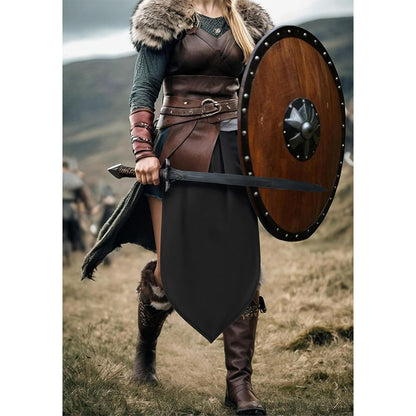 Men Renaissance Medieval Linen Loincloth Warrior Knight Cosplay Costume Accessories