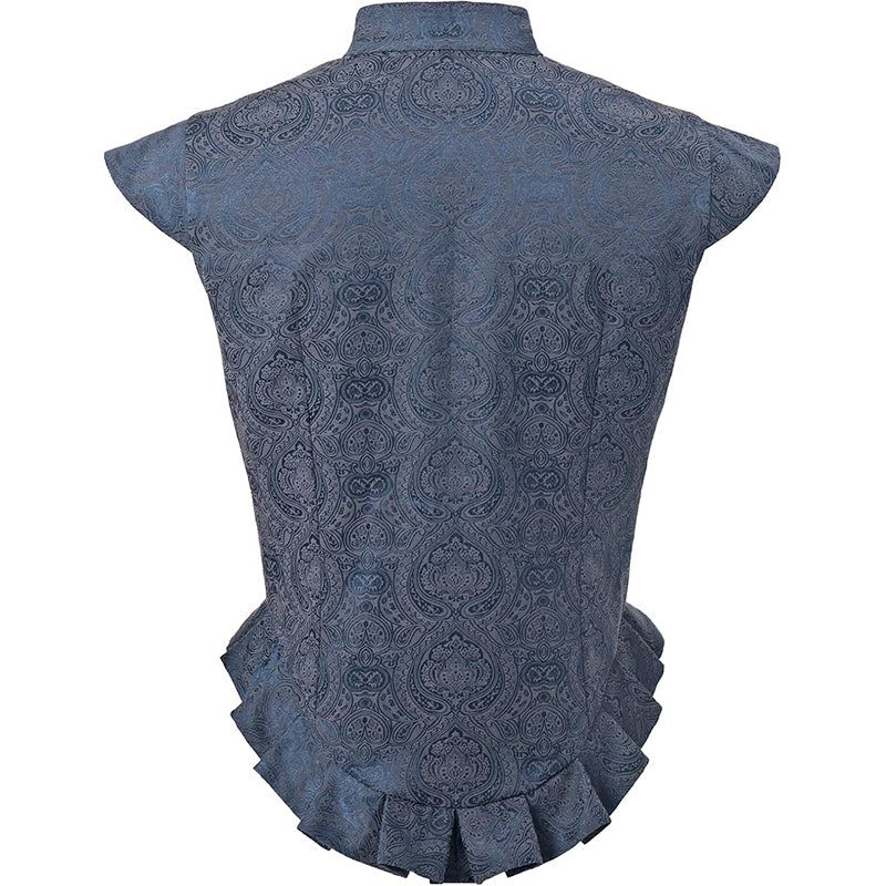 Men Renaissance Tudor Vest Medieval Victorian Elizabethan Period Noble Costume Jerkin Waistcoat For Party Daily Wear