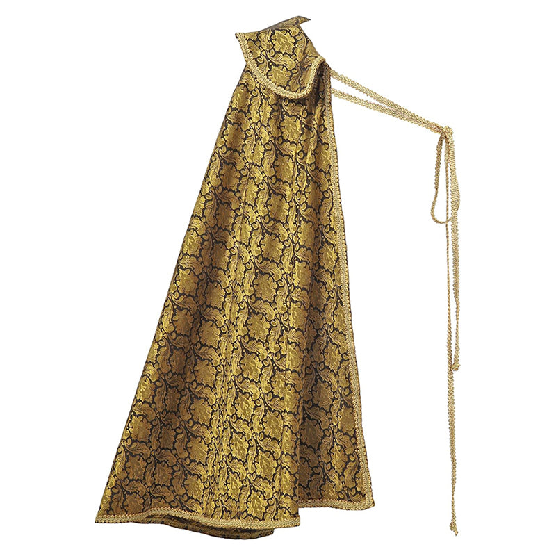 Men Women Medieval Renaissance Tudor Half Shoulder Cape King Cloak Cosplay Costume Cloak