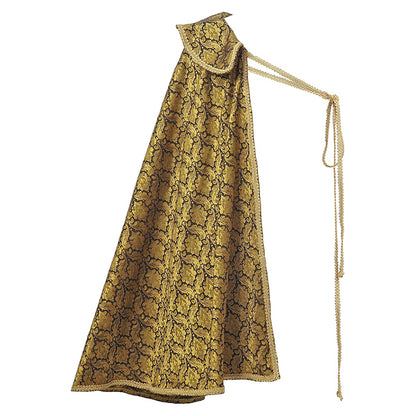 Men Women Medieval Renaissance Tudor Half Shoulder Cape King Cloak Cosplay Costume Cloak