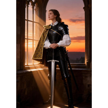 Men Women Medieval Renaissance Tudor Half Shoulder Cape King Cloak Cosplay Costume Cloak