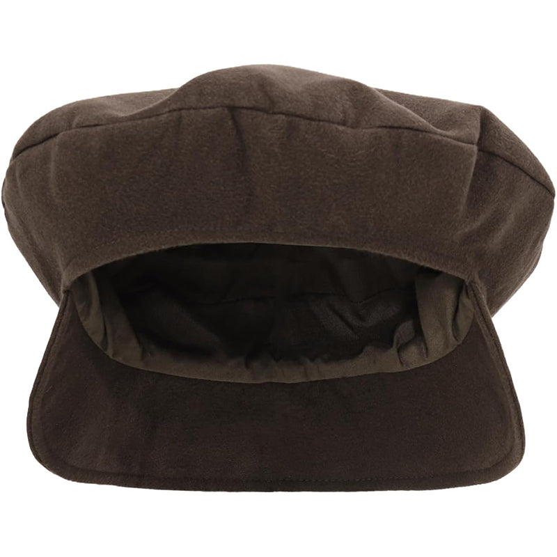 Men Women Medieval Tudor Beret Hat Renaissance Faux Suede Cap With Flap Costume Accessories For Party Festival