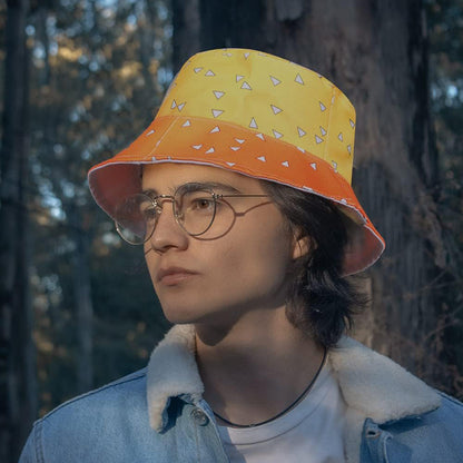 Men Women Unisex Bucket Hat Cosplay Hat Yellow Fisherman Hat Casual Cap Costume Accessories For Halloween Christmas Daily Wear