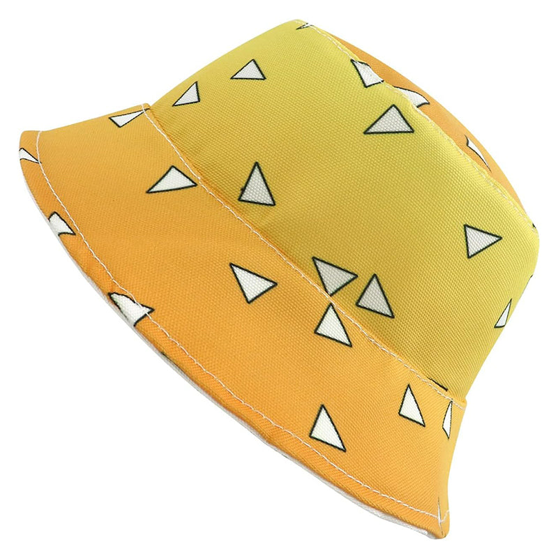 Men Women Unisex Bucket Hat Cosplay Hat Yellow Fisherman Hat Casual Cap Costume Accessories For Halloween Christmas Daily Wear
