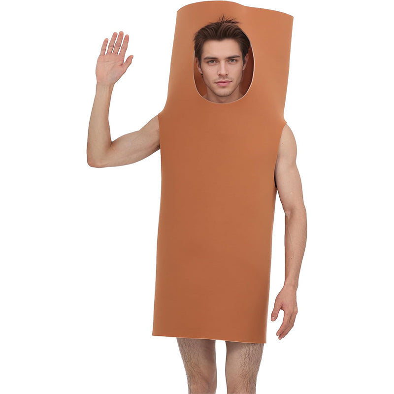 Men Wooden Stick Guys Costume Italian Brainrot DIY Cosplay Props For Halloween Party