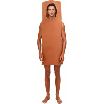 Men Wooden Stick Guys Costume Italian Brainrot DIY Cosplay Props For Halloween Party