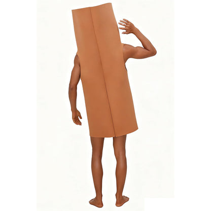 Men Wooden Stick Guys Costume Italian Brainrot DIY Cosplay Props For Halloween Party