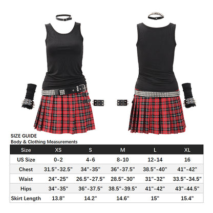 Nana Osaki Cosplay Costume with Accessories Punk Full Set Outfits for Halloween Party