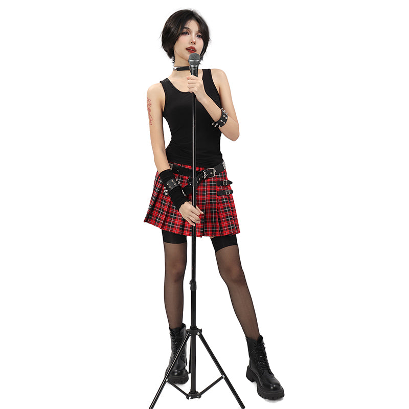 Nana Osaki Cosplay Costume with Accessories Punk Full Set Outfits for Halloween Party
