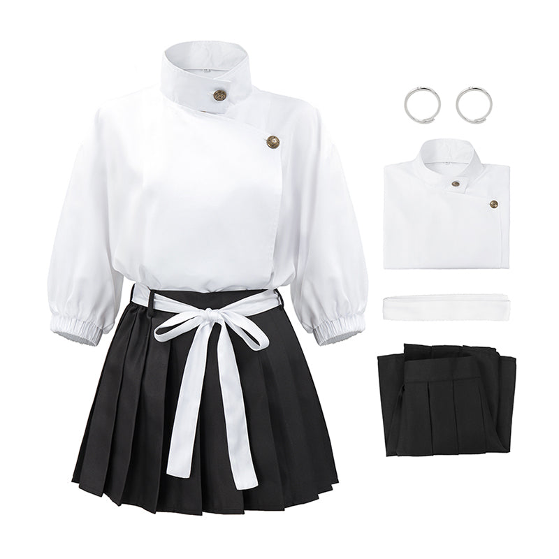 Okkotsu Female Cosplay Costume JJK Anime Full Set Uniform Outfits for Halloween Party Daily Wear