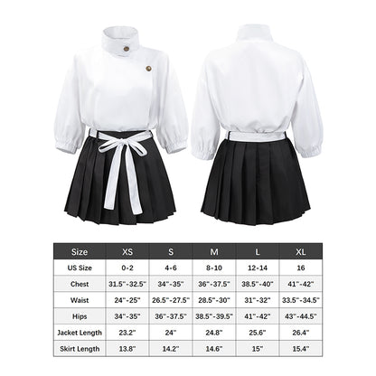 Okkotsu Female Cosplay Costume JJK Anime Full Set Uniform Outfits for Halloween Party Daily Wear
