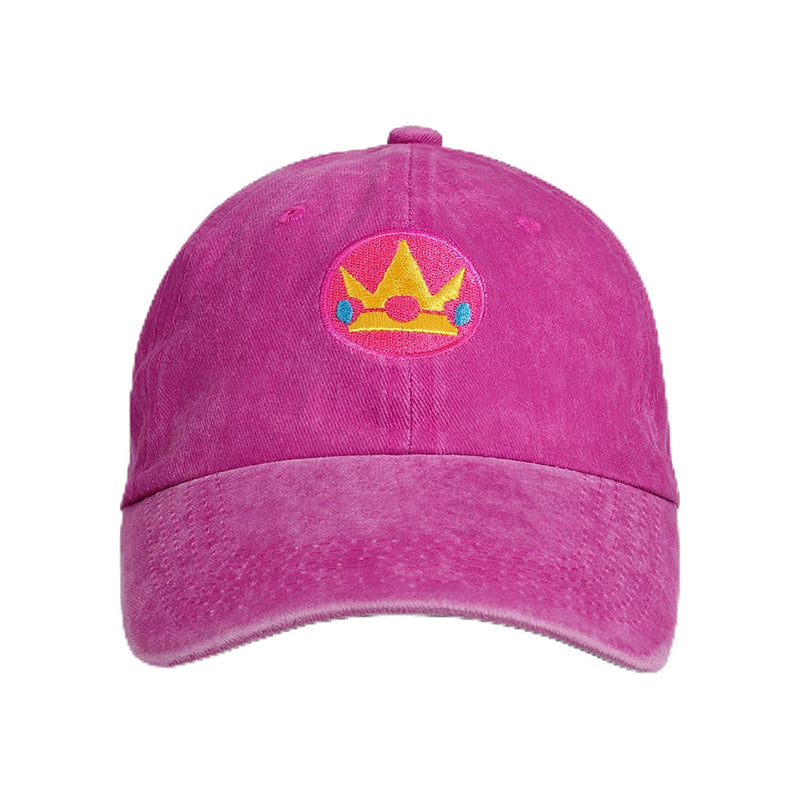 Peach Hat Multicolor Adjustable Crown Baseball Cap for Women Christmas Halloween