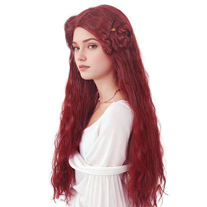 Princess Cosplay Curly Wig Women Long Curly Wig Anime Princess Wig