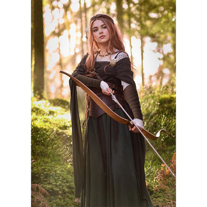 Renaissance Arm Wraps Medieval Linen Bracers Vintage Arm Guards Arm Bracers Costume Accessories For Halloween Party