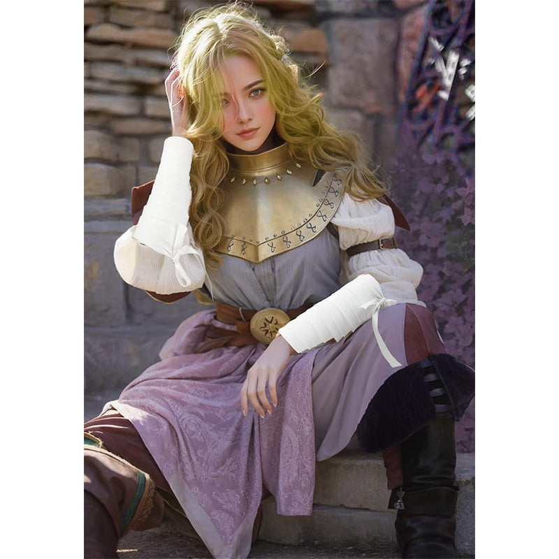 Renaissance Arm Wraps Medieval Linen Bracers Vintage Arm Guards Arm Wraps Party Halloween Costume Accessories