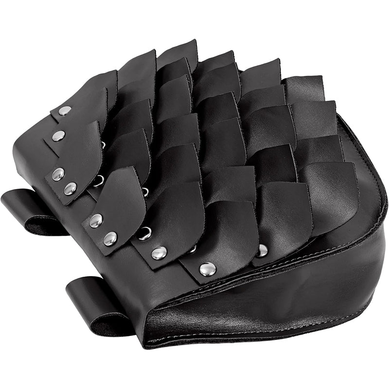 Renaissance Belt Pouch Medieval Faux Leather Scale Waist Bag LARP Costume Accessories