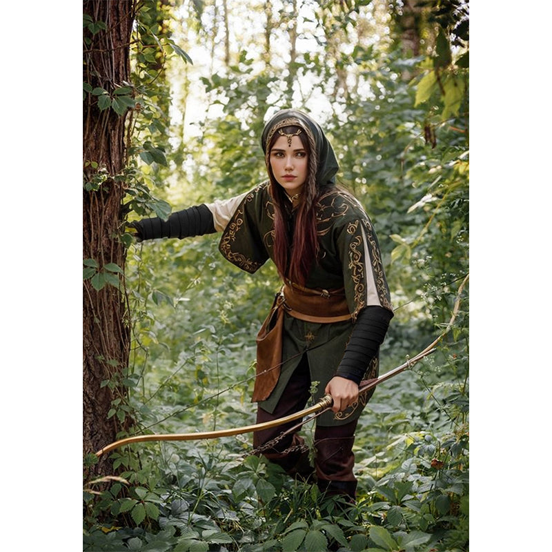 Renaissance Arm Wraps Medieval Linen Bracers Vintage Arm Guards Arm Bracers Costume Accessories For Halloween Party